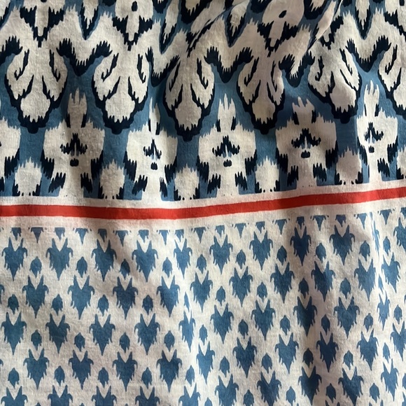 Blue ikat tank top - Picture 4 of 7